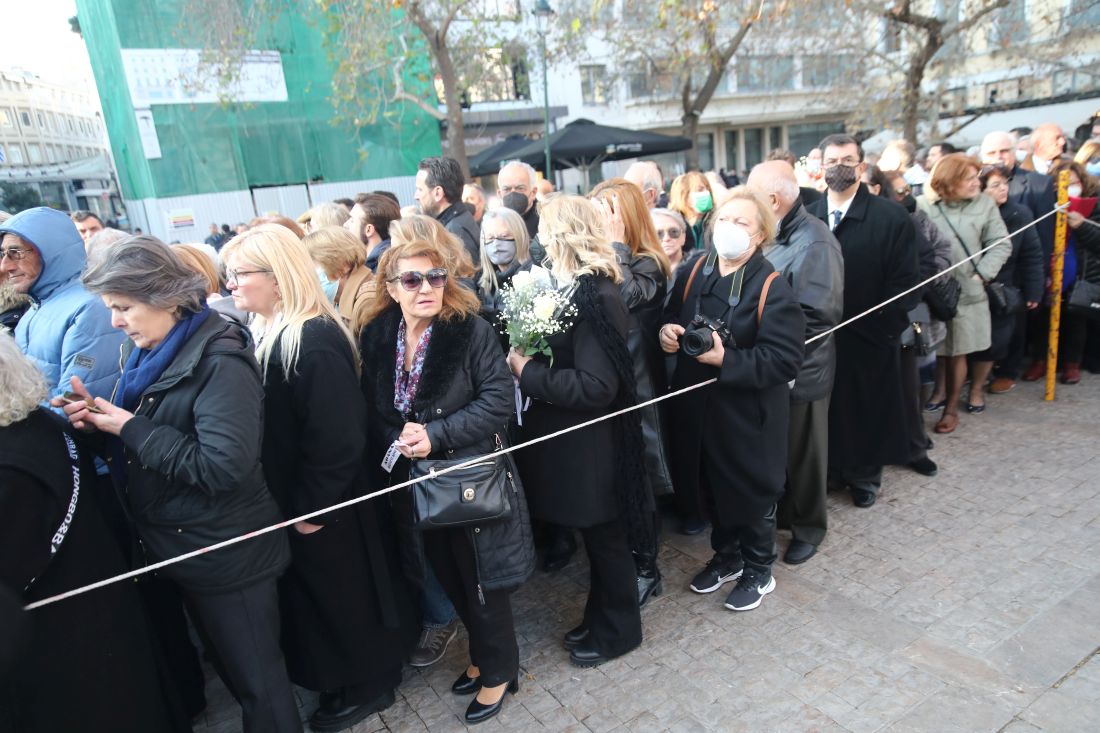 τέως βασιλιάς Κωνσταντίνος κηδεία Μητρόπολη