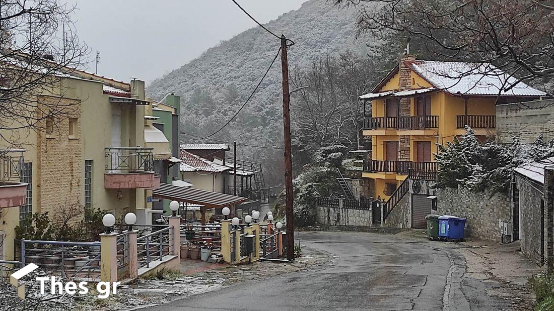 Χορτιάτης χιόνια χιόνι κακοκαιρία