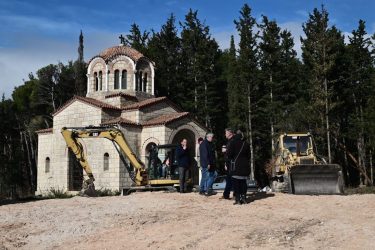 Εργασίες Τατόι κηδεία τέως βασιλιά Κωνσταντίνου