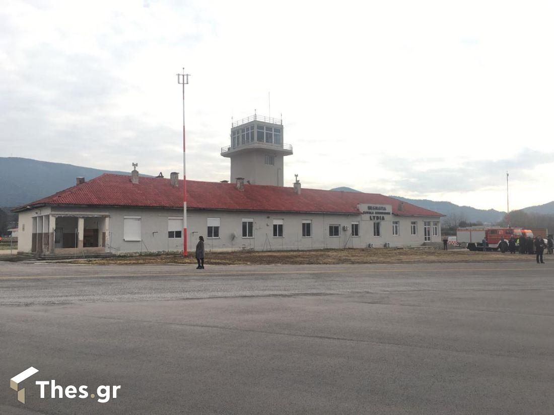Κυριάκος Μητσοτάκης αεροδρόμιο Αμυγδαλεώνα πρωθυπουργός