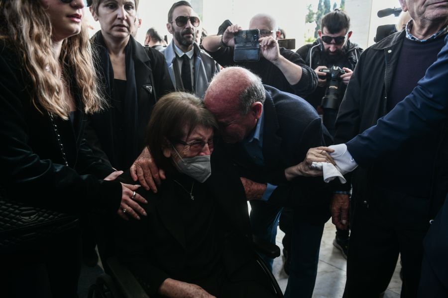κηδεία Νίκου Ξανθόπουλου 