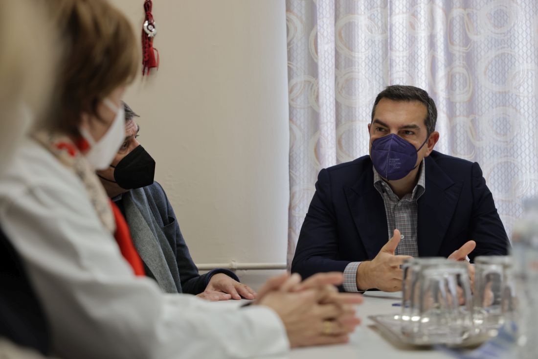 Αλέξης Τσίπρας επίσκεψη Παίδων Πεντέλης