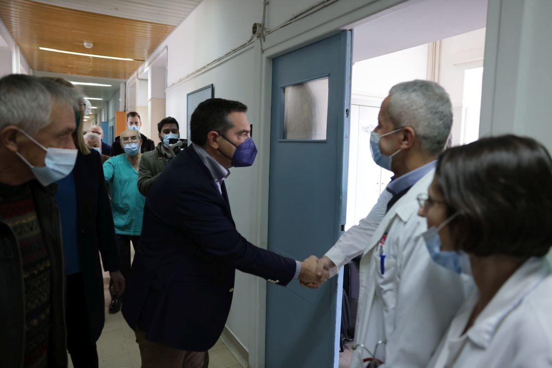Αλέξης Τσίπρας επίσκεψη Παίδων Πεντέλης