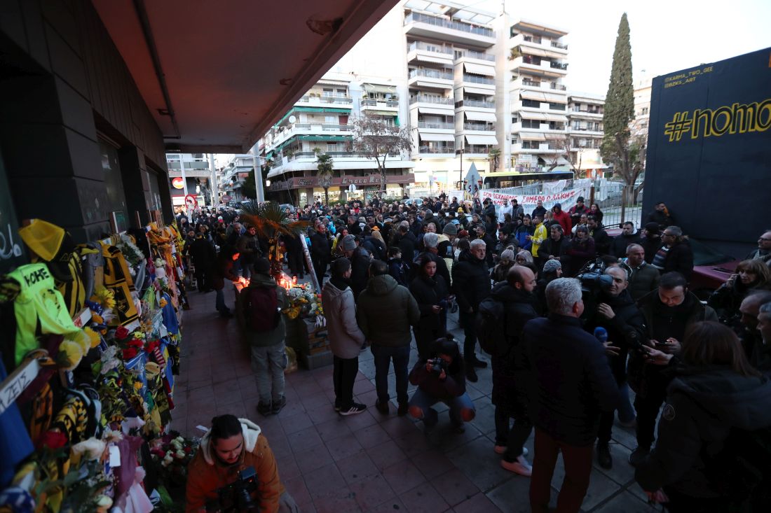 συγκέντρωση Αλκης Καμπανός Θεσσαλονίκη