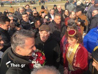 Θερμή υποδοχή του Κυριάκου Μητσοτάκη στην Καστοριά (ΦΩΤΟ)