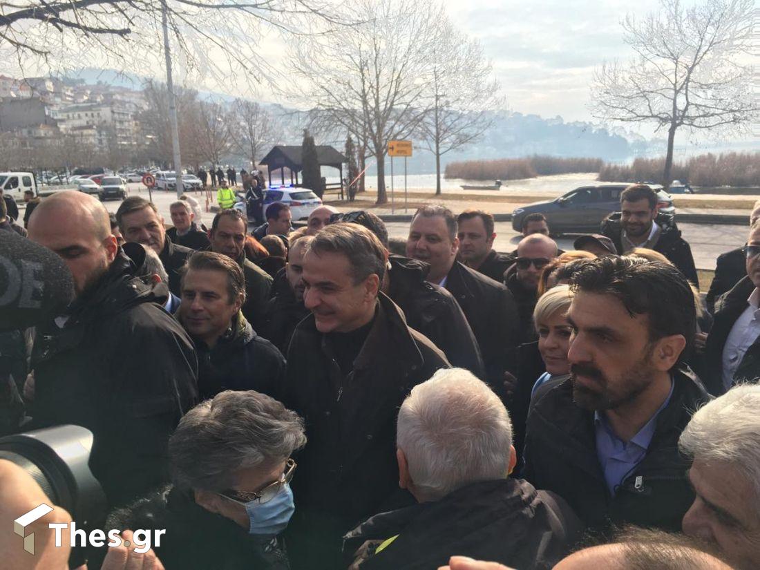 Κυριάκος Μητσοτάκης πρωθυπουργός περιοδεία Δυτική Μακεδονία Καστοριά βόλτα