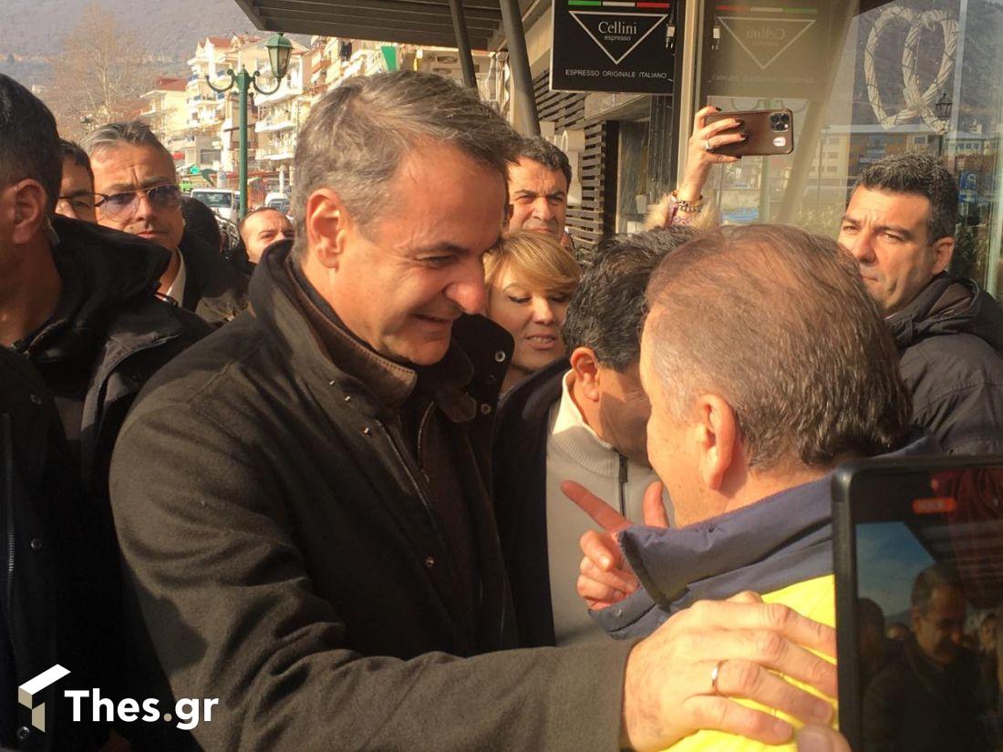 Κυριάκος Μητσοτάκης πρωθυπουργός περιοδεία Δυτική Μακεδονία Καστοριά βόλτα