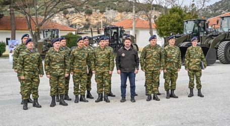 Ξάνθη: Mονάδες του Στρατού Ξηράς επισκέφτηκε ο Νίκος Χαρδαλιάς