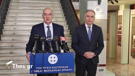 Δένδιας από Θεσσαλονίκη: «Ο ελληνικός λαός δείχνει το ήθος του με την παροχή βοήθειας στην Τουρκία» (ΦΩΤΟ)