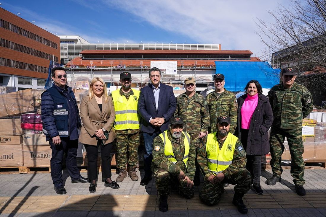 Θεσσαλονίκη ανθρωπιστική βοήθεια ΠΚΜ σεισμόπληκτοι