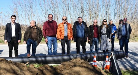 Δήμος Δέλτα: Ξεκινά το έργο της τροφοδοσίας του Αξιού με πόσιμο νερό (ΦΩΤΟ)