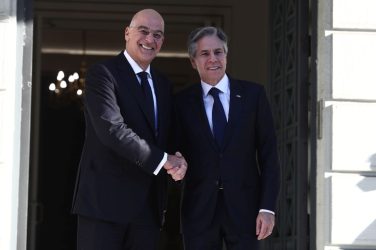 Συνάντηση Μπλίνκεν – Δένδια στο υπουργείο Εξωτερικών – “Νίκο φίλε μου”