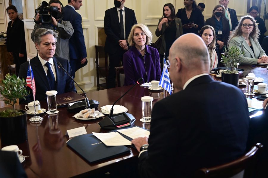 Συνάντηση Άντονι Μπλίνκεν με Νίκο Δένδια 