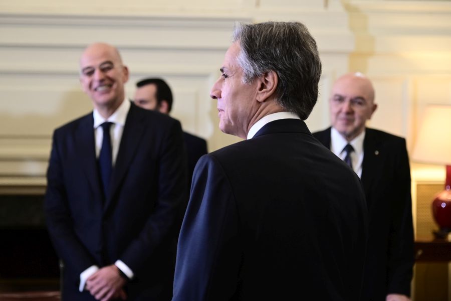 Συνάντηση Άντονι Μπλίνκεν με Νίκο Δένδια