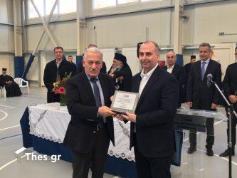 Θεσσαλονίκη: Ο Γιώργος Καραγιάννης εγκαινίασε το νέο σχολικό γυμναστήριο στους Αμπελόκηπους (ΦΩΤΟ)
