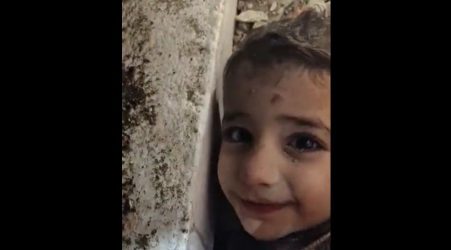 σεισμός Συρία παιδάκι