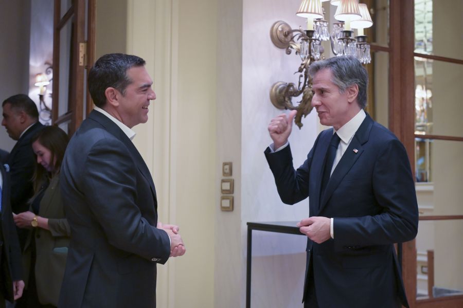 Συνάντηση Τσίπρας με Μπλίνκεν