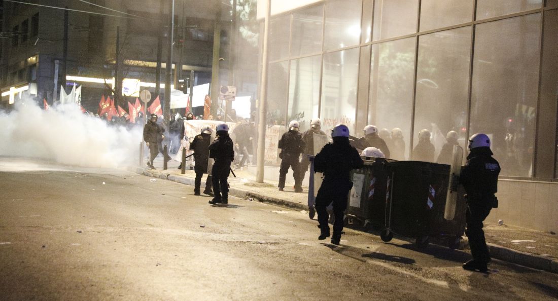 σύγκρουση τρένων Τέμπη επεισόδια