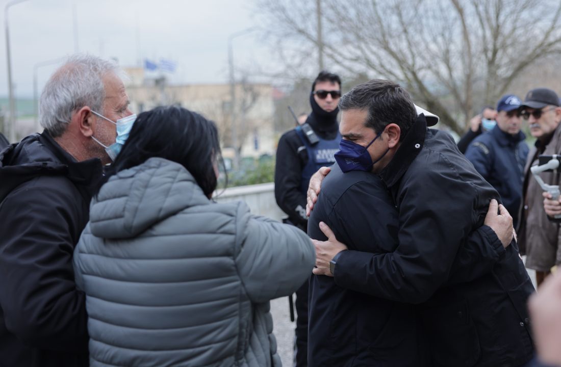 Τέμπη Λάρισα δυστύχημα τρένα τραγωδία Αλέξης Τσίπρας