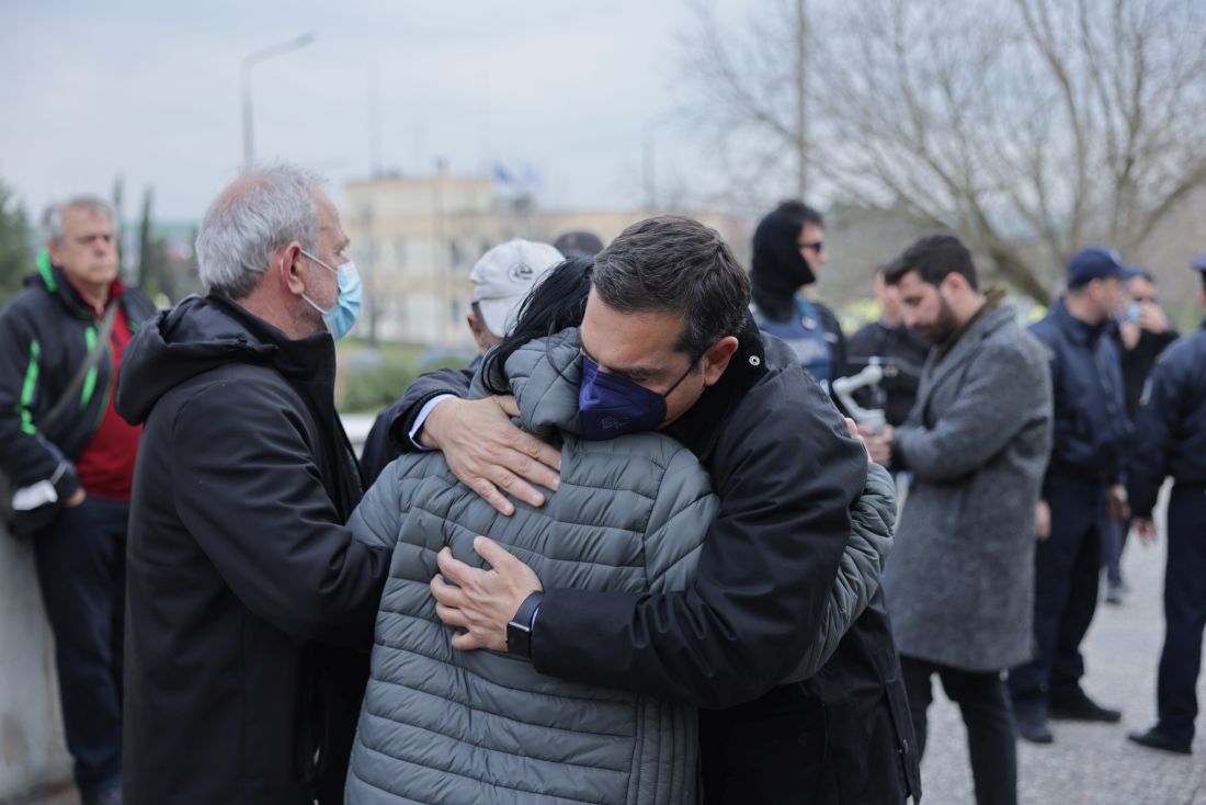 Τέμπη Λάρισα δυστύχημα τρένα τραγωδία Αλέξης Τσίπρας