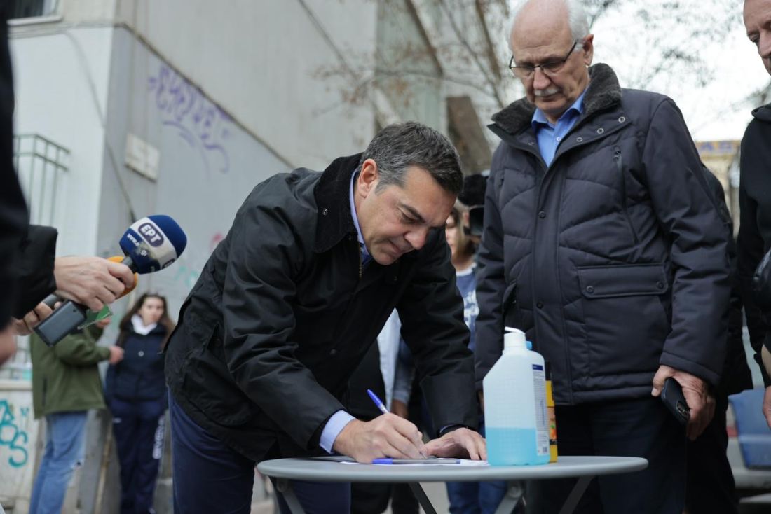 Τέμπη Λάρισα δυστύχημα τρένα τραγωδία Αλέξης Τσίπρας
