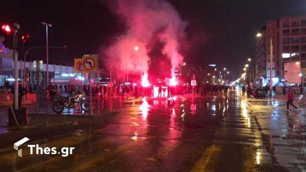 Θεσσαλονίκη: Διαμαρτυρία έξω από τον ΟΣΕ  – Επεισόδια κοντά στα γραφεία της ΝΔ (ΒΙΝΤΕΟ & ΦΩΤΟ)