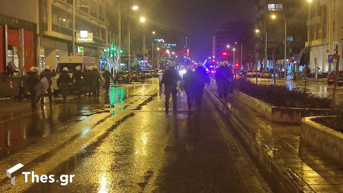 Θεσσαλονίκη διαμαρτυρία σύγκρουση τρένων