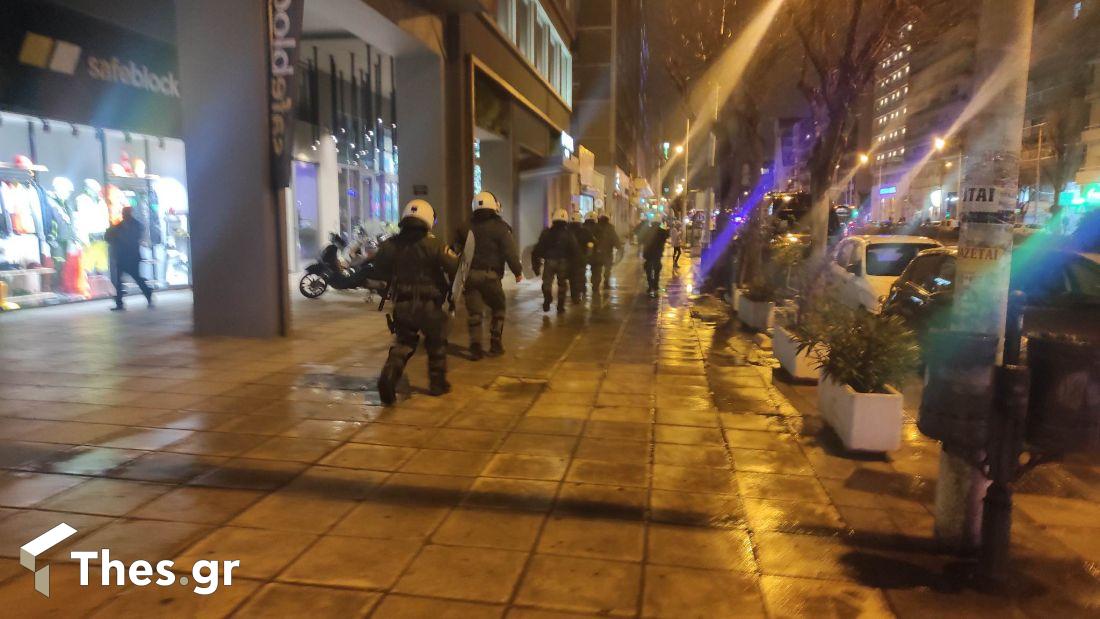 Θεσσαλονίκη διαμαρτυρία σύγκρουση τρένων