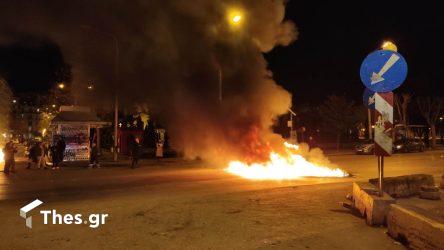 Θεσσαλονίκη: Πέταξαν μολότοφ σε διμοιρία των ΜΑΤ έξω από το τουρκικό Προξενείο