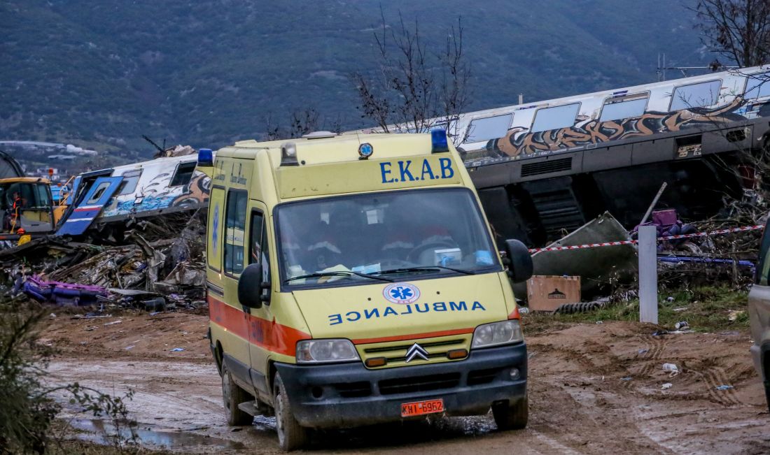Τραγωδία στα Τέμπη δυστύχημα τρένα Λάρισα
