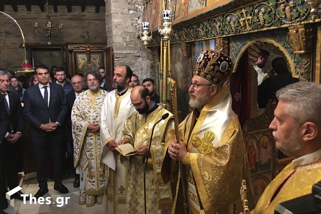 Επιμνημόσυνη δέηση Μονή Βλατάδων για φοιτητές φοιτήτριες ΑΠΘ τραγικό δυστύχημα Τέμπη