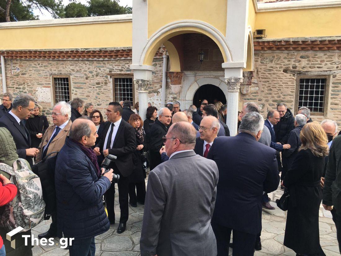 Επιμνημόσυνη δέηση Μονή Βλατάδων για φοιτητές φοιτήτριες ΑΠΘ τραγικό δυστύχημα Τέμπη