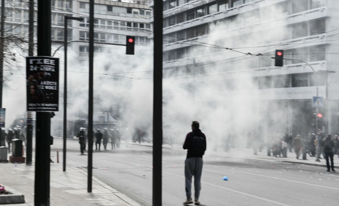 Αθήνα Τέμπη επεισόδια