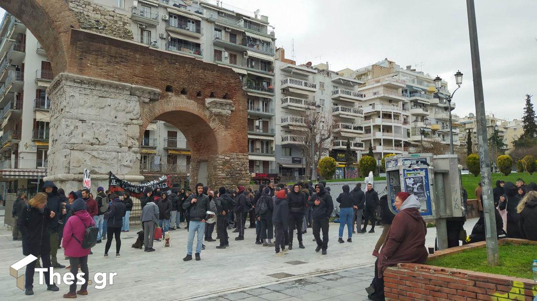 συγκέντρωση Καμάρα Θεσσαλονίκη Τέμπη