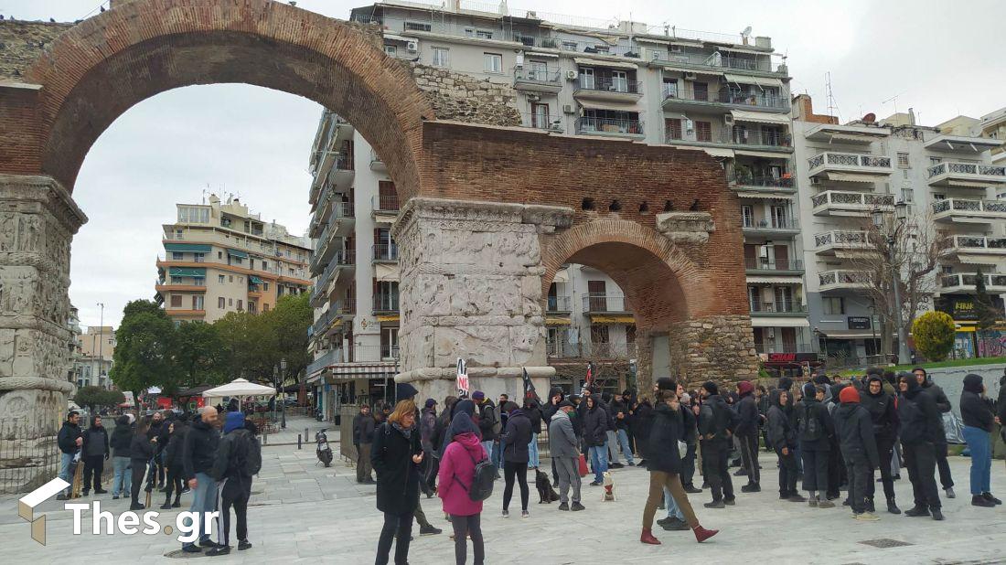 συγκέντρωση Καμάρα Θεσσαλονίκη Τέμπη