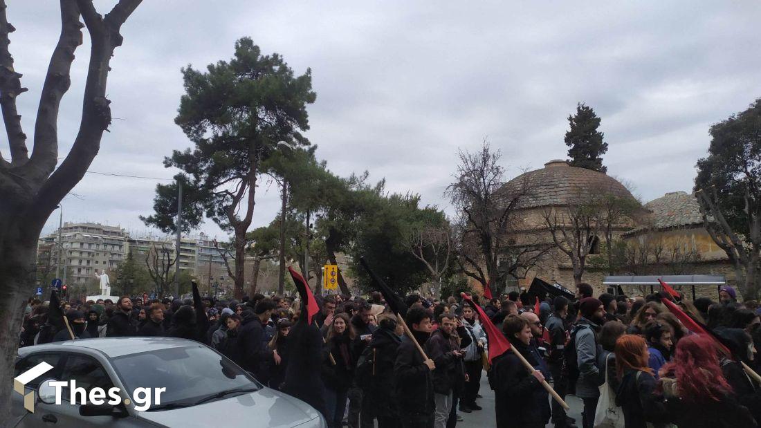 Θεσσαλονίκη πορεία Εγνατία απεργία συλλαλητήριο