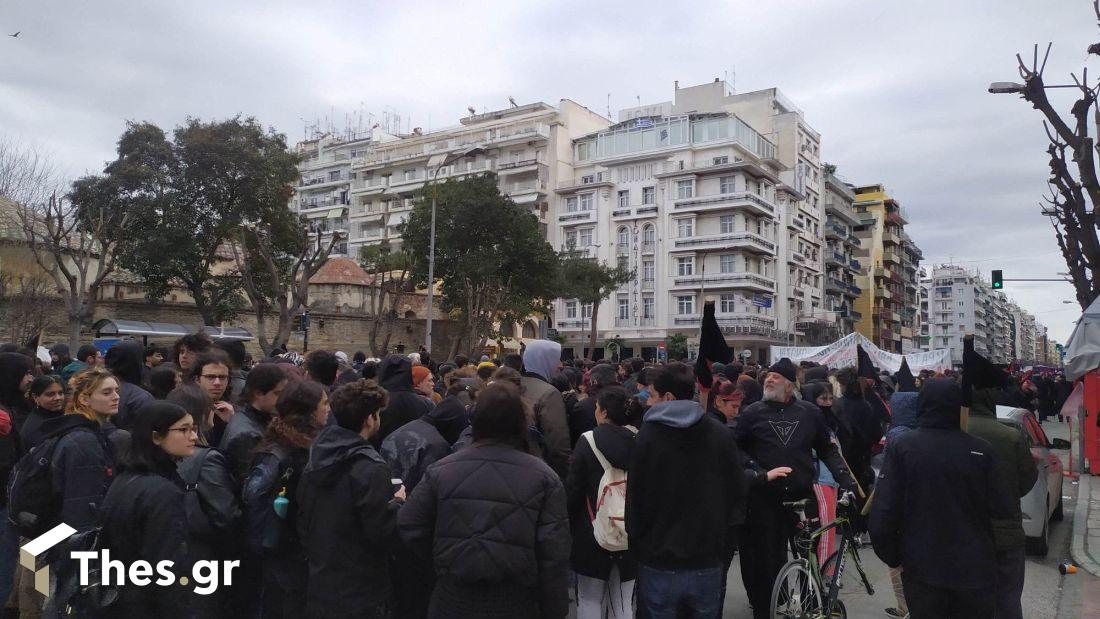 Θεσσαλονίκη πορεία Εγνατία απεργία συλλαλητήριο