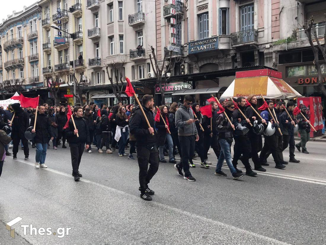 πορεία Θεσσαλονίκη Τέμπη