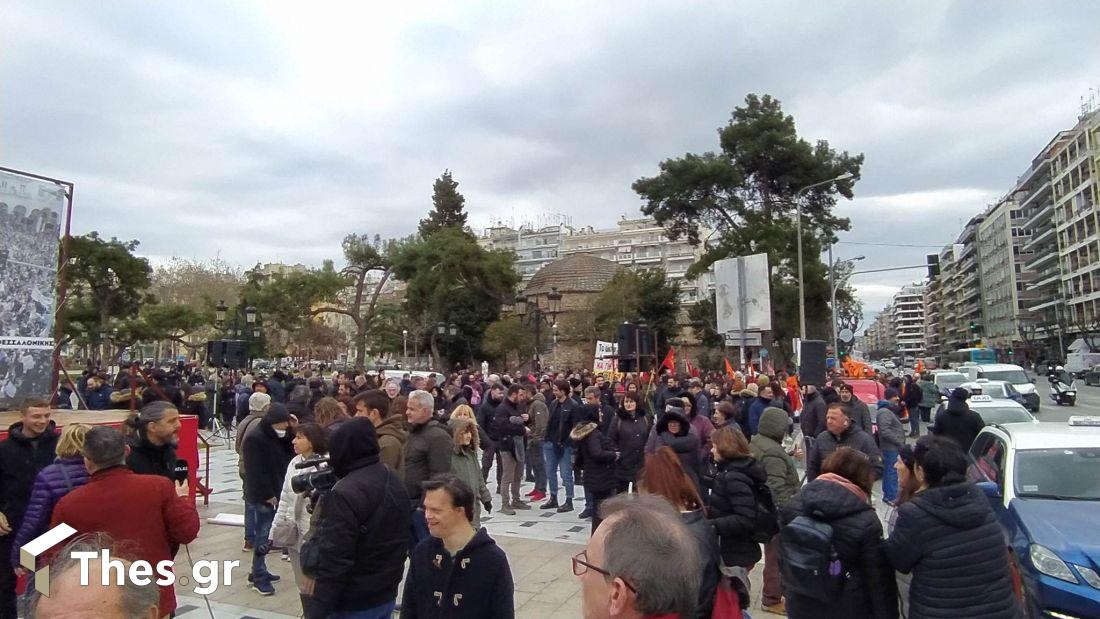 Θεσσαλονίκη συγκέντρωση Τέμπη