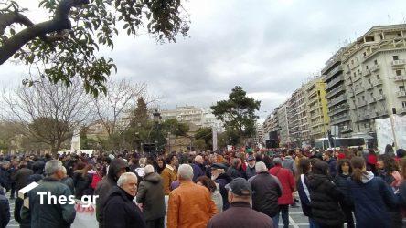 Θεσσαλονίκη συγκέντρωση Τέμπη