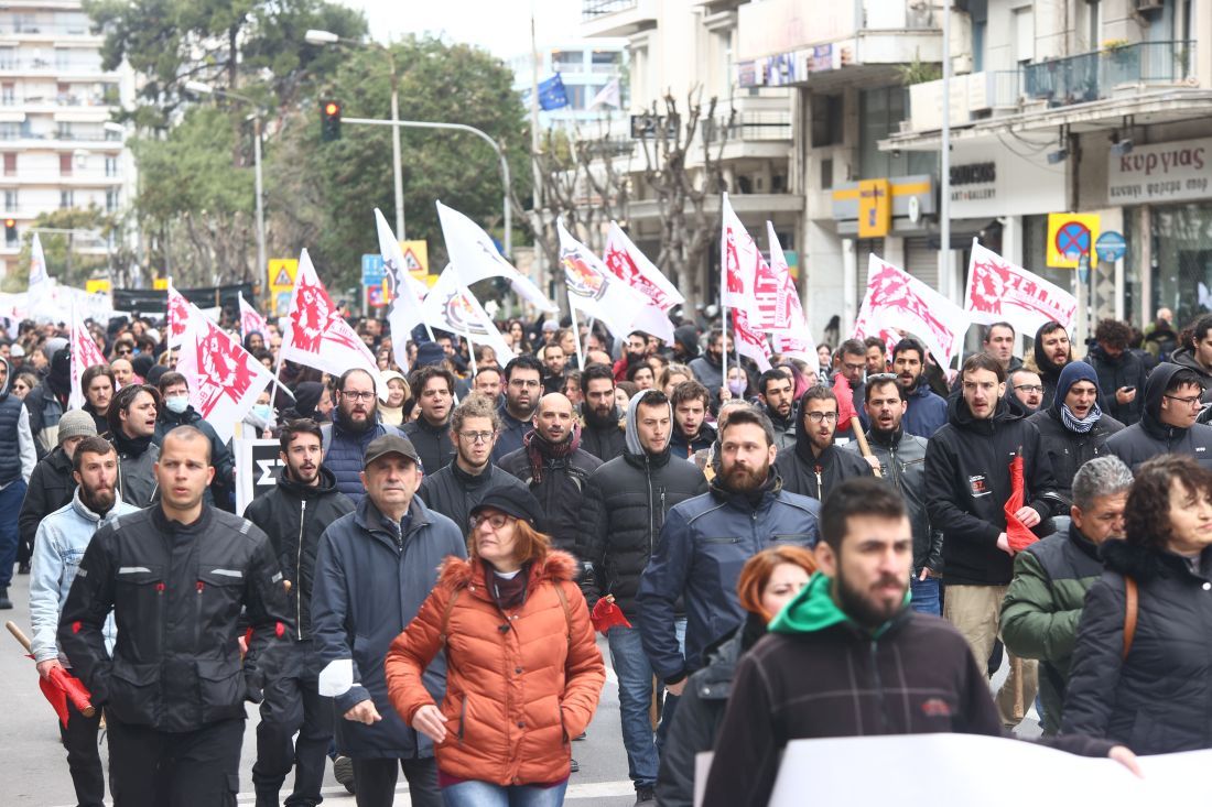 Τέμπη Θεσσαλονίκη πορεία συλλαλητήριο 