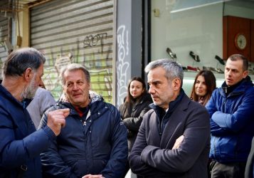 Θεσσαλονίκη: Αυτοψία Ζέρβα – Κυριζίδη στα έργα ανάπλασης στο Καπάνι (ΦΩΤΟ)