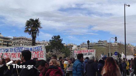 συγκέντρωση διαμαρτυρίας για τραγωδία στα Τέμπη