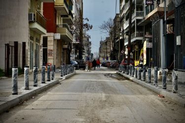Θεσσαλονίκη: Εργασίες συντήρησης στο ύψος της Γέφυρας Κορδελιού (Μυτιληνάκια)