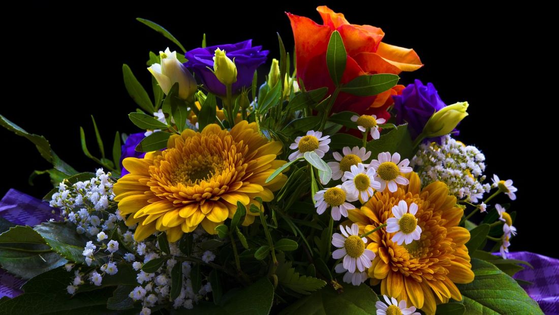 δώρο λουλούδια ανθοδέσμη ευχές