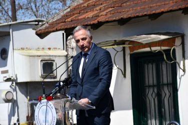 Καλαφάτης: «Η Θεσσαλονίκη υπήρξε θύμα του πλέον βάναυσου εγκλήματος κατά της ανθρωπότητας, του Ολοκαυτώματος» (ΦΩΤΟ)