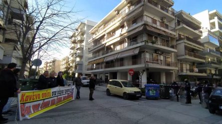 έξωση οικογένειας Καλαμαριά Θεσσαλονίκη