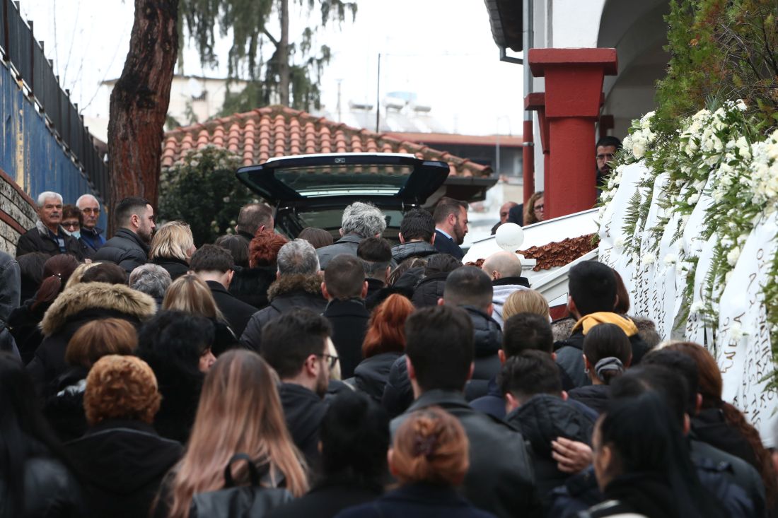 τραγωδία Τέμπη κηδεία Ιφιγένειας Γιαννιτσά