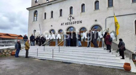 κηδεία Νίκου Ναλμπάντη Έδεσσα τραγωδία στα Τέμπη