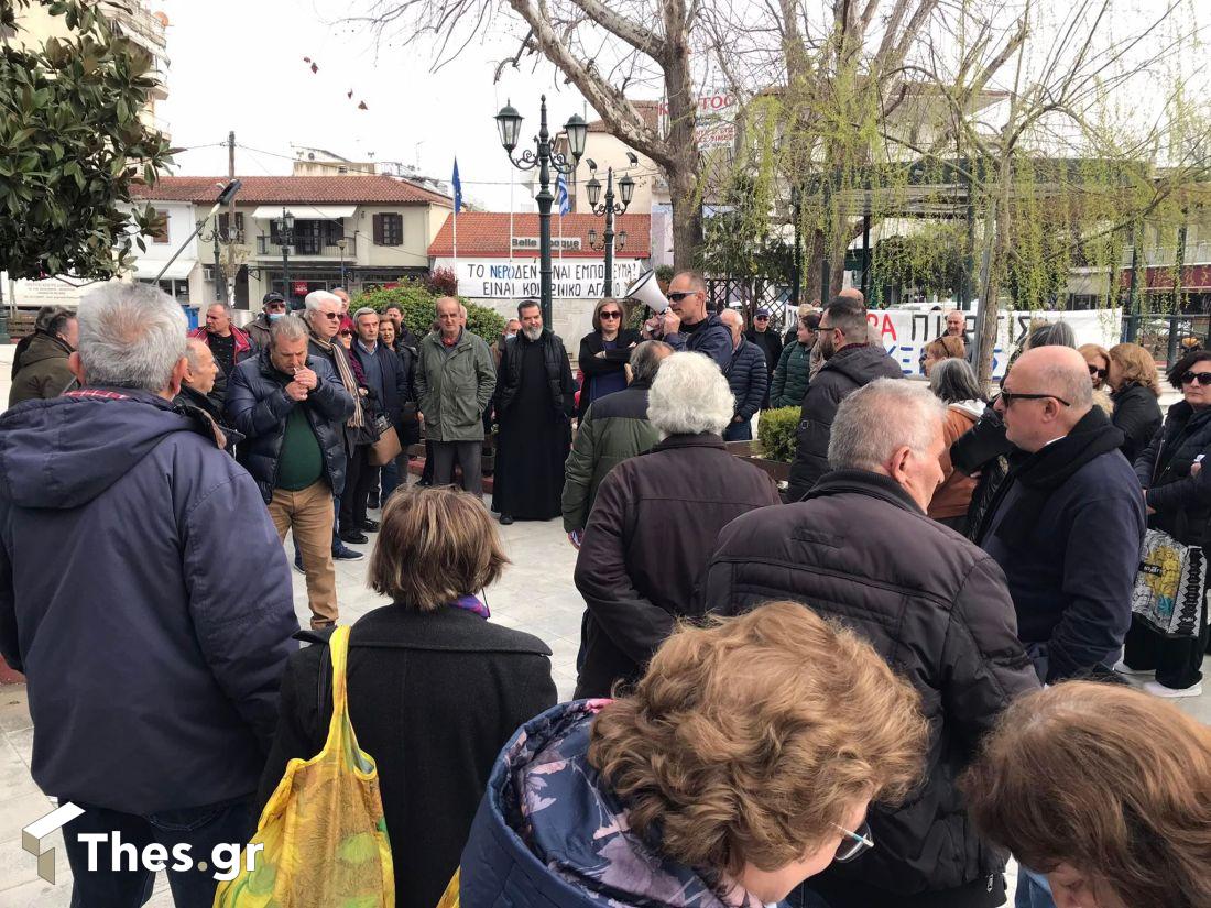 Λαγκαδάς συγκέντρωση λογαριασμοί νερού